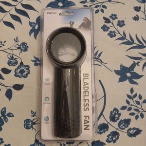Vivitar Portable Bladeless Handheld Fan USB Charging Cable New
